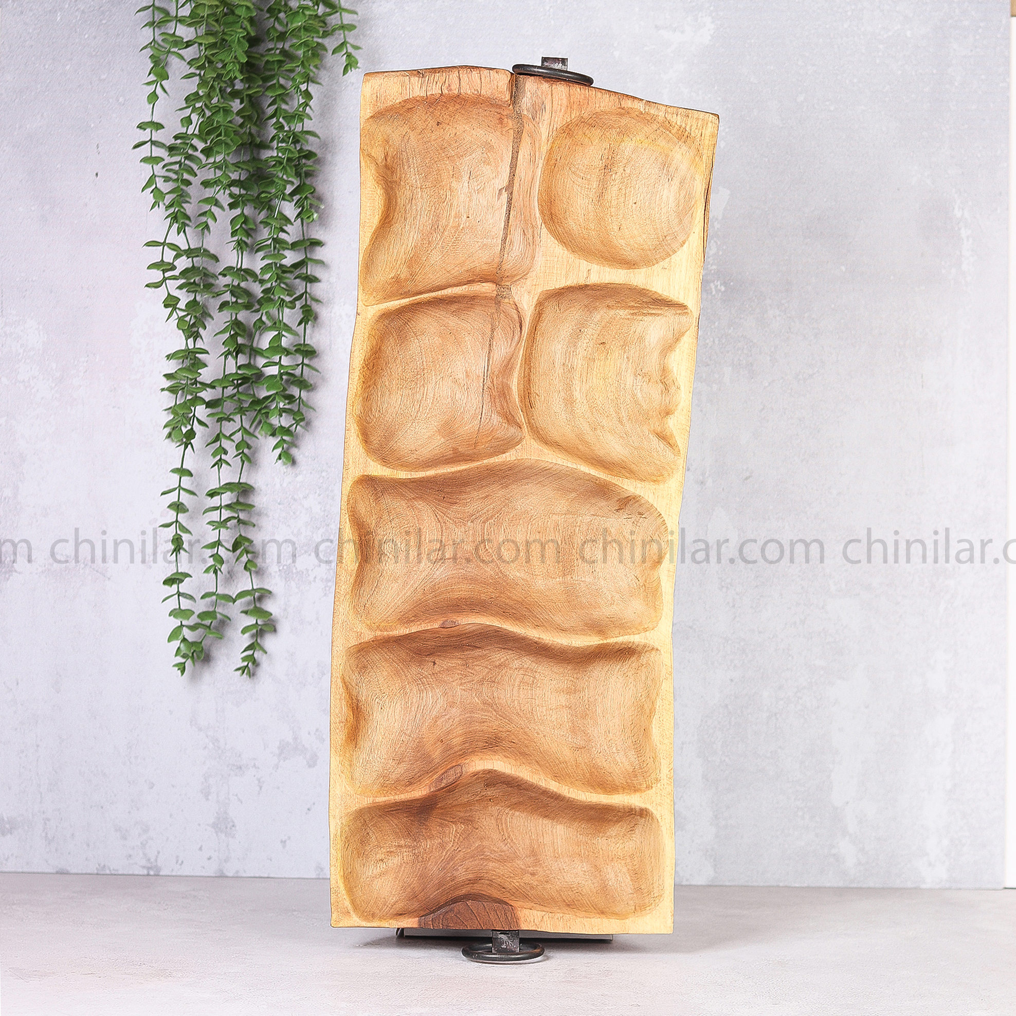 مزه خوری دسته دار چوب گردو 7 خانه