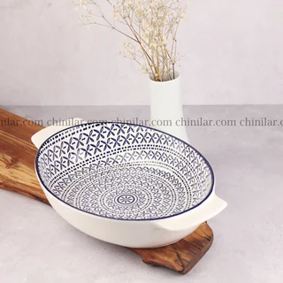 تابه بیضی دو دسته دنی هوم طرح ایکس تکی