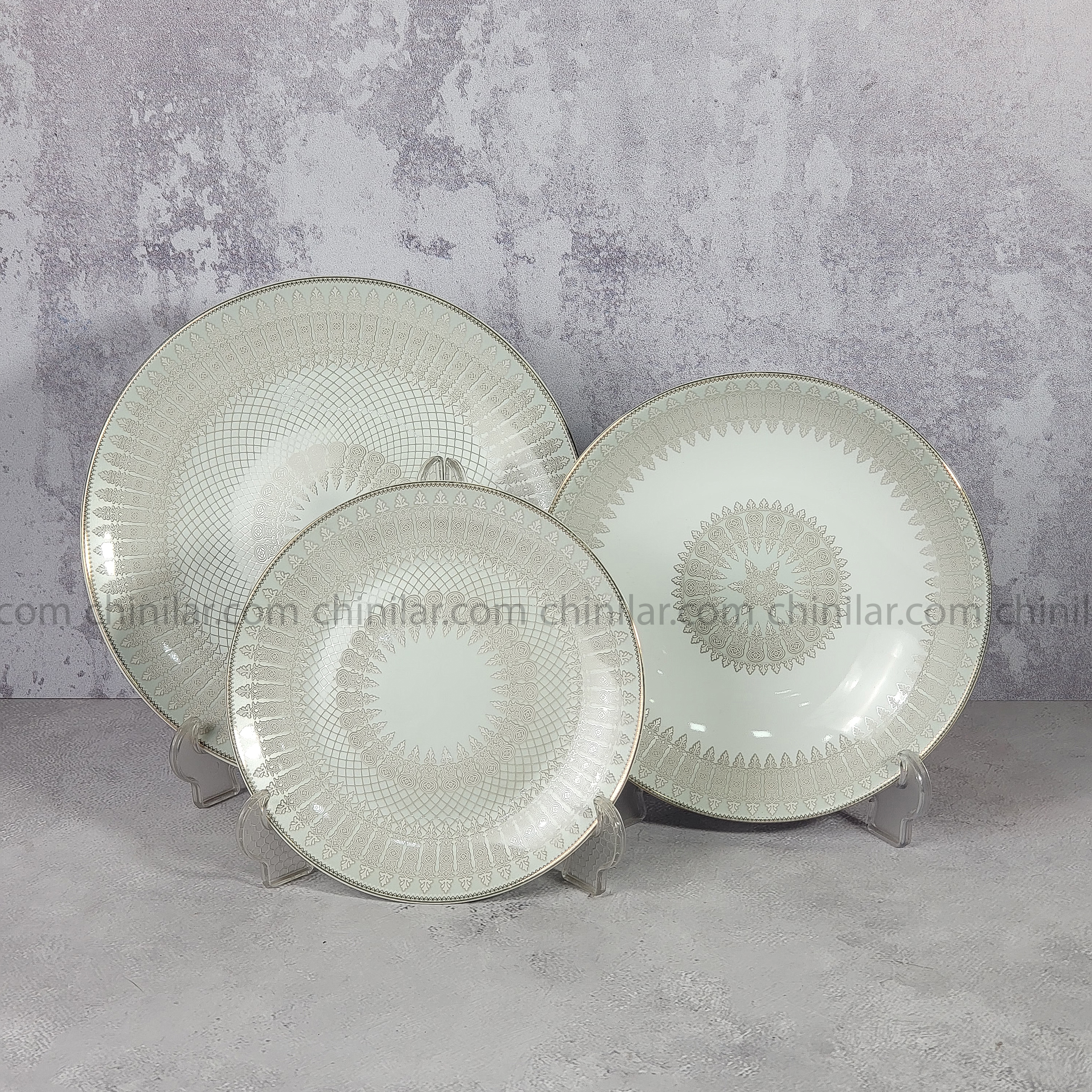 سرویس چینی 6 نفره 18 پارچه طرح غزل لورین