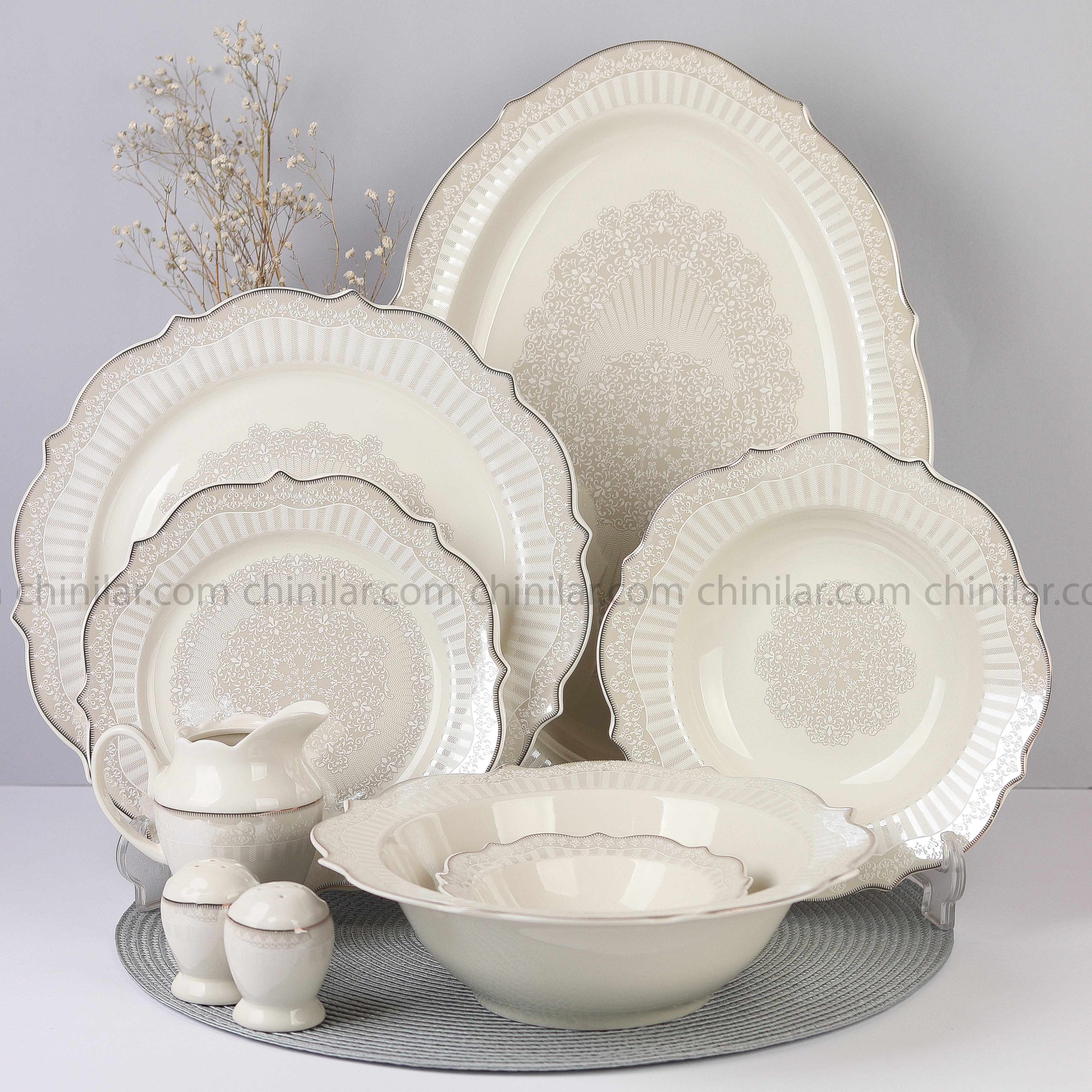 سرویس چینی 6 نفره 29 پارچه طرح درسا 3014 نیوبن دارسی