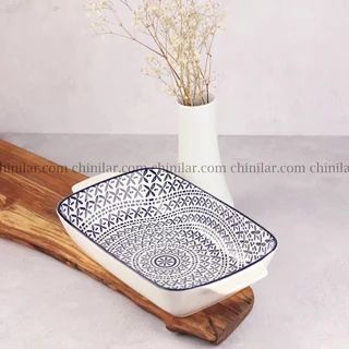 تابه مستطیل دو دسته دنی هوم طرح ایکس تکی