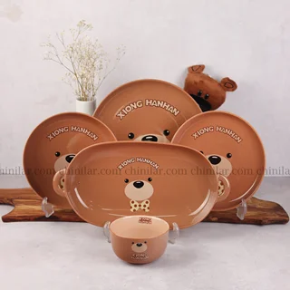 سرویس ظروف سیسمونی 5 پارچه تدی