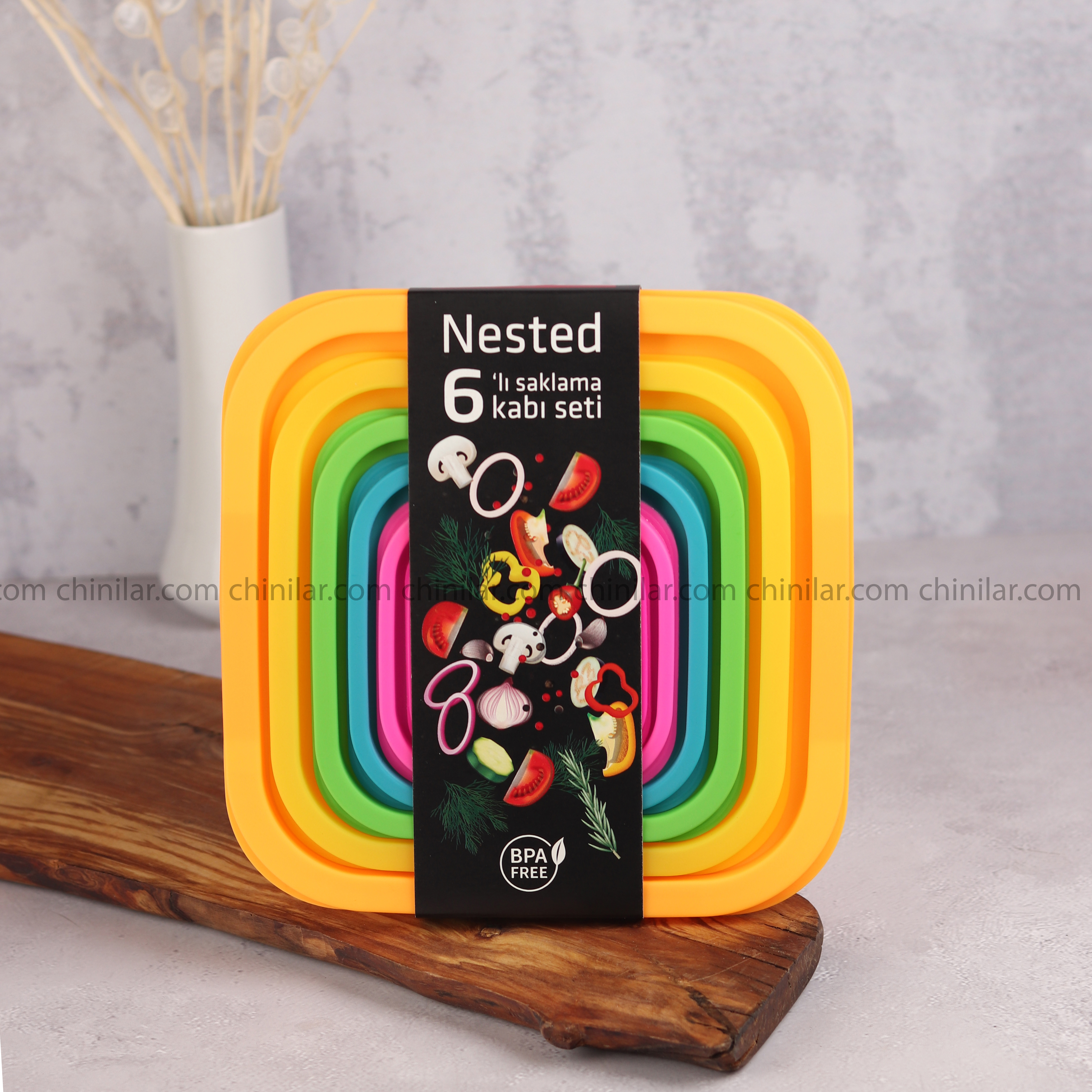 ظروف نگهدارنده و حمل غذا 6 تایی شفر مدل نستد