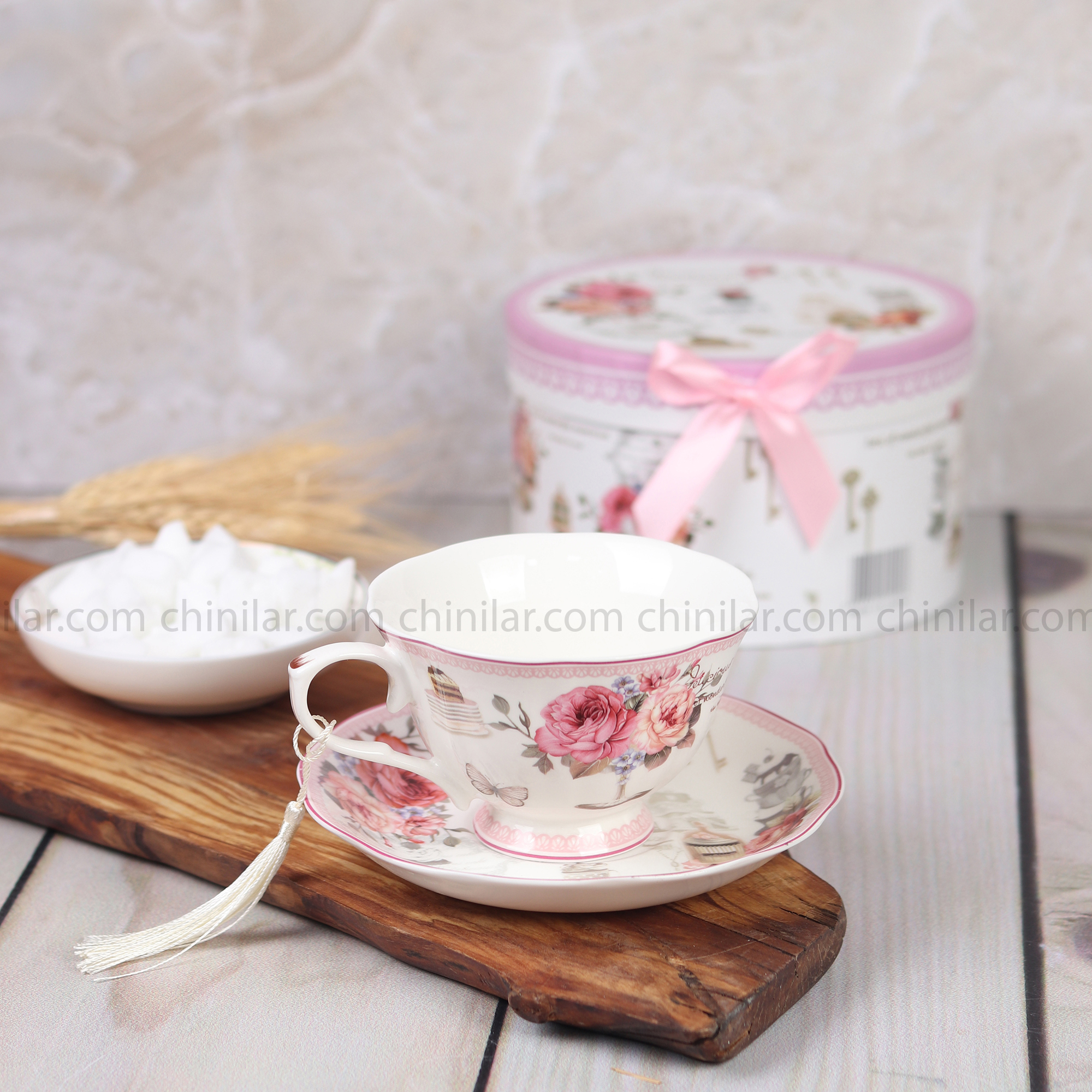 فنجان و نعلبکی چای خوری کادویی تکی